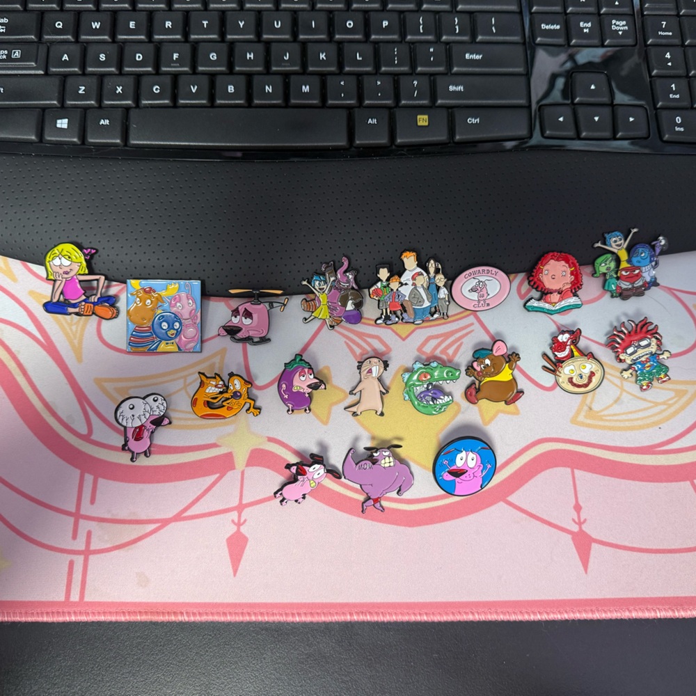 90’s Cartoon Character Enamel Pins